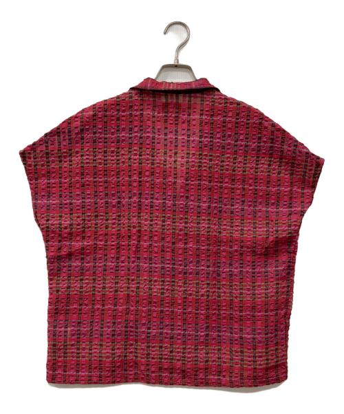 Needles（ニードルズ）Needles (ニードルズ) French Sleeve Blouse レッド サイズ:2 未使用品の古着・服飾アイテム