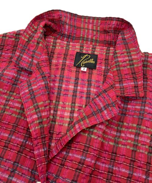 Needles（ニードルズ）Needles (ニードルズ) French Sleeve Blouse レッド サイズ:2 未使用品の古着・服飾アイテム