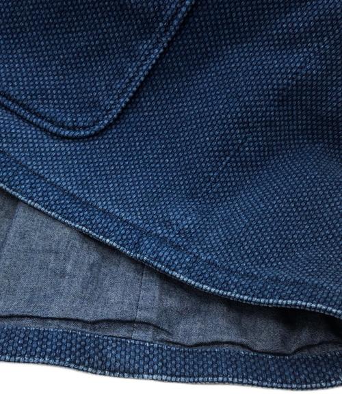MOMOTARO JEANS（桃太郎ジーンズ）MOMOTARO JEANS (桃太郎ジーンズ) インディゴ刺し子ベスト インディゴ サイズ:46の古着・服飾アイテム