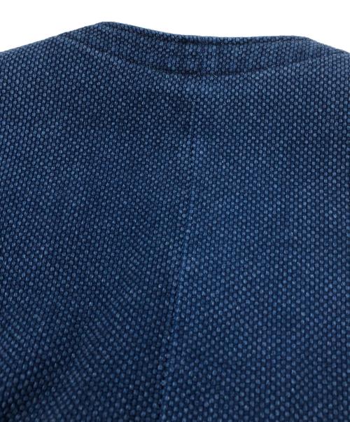MOMOTARO JEANS（桃太郎ジーンズ）MOMOTARO JEANS (桃太郎ジーンズ) インディゴ刺し子ベスト インディゴ サイズ:46の古着・服飾アイテム