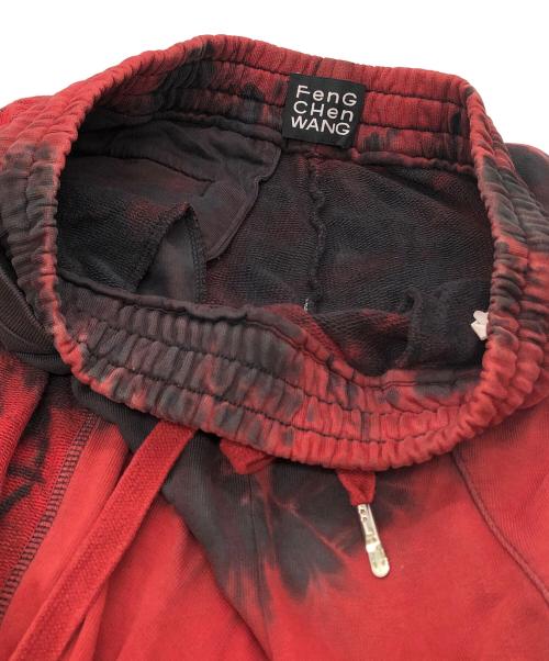 FenG CHen WANG（フェンチェンワン）FenG CHen WANG (フェンチェンワン) スウェットジョガーパンツ レッド サイズ:Mの古着・服飾アイテム