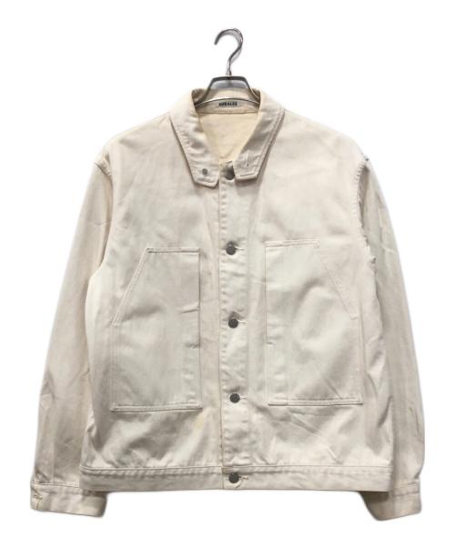 AURALEE（オーラリー）AURALEE (オーラリー) HARD TWIST DENIM BLOUZON アイボリー サイズ:4の古着・服飾アイテム