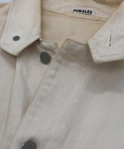 AURALEE（オーラリー）AURALEE (オーラリー) HARD TWIST DENIM BLOUZON アイボリー サイズ:4の古着・服飾アイテム