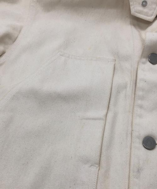 AURALEE（オーラリー）AURALEE (オーラリー) HARD TWIST DENIM BLOUZON アイボリー サイズ:4の古着・服飾アイテム