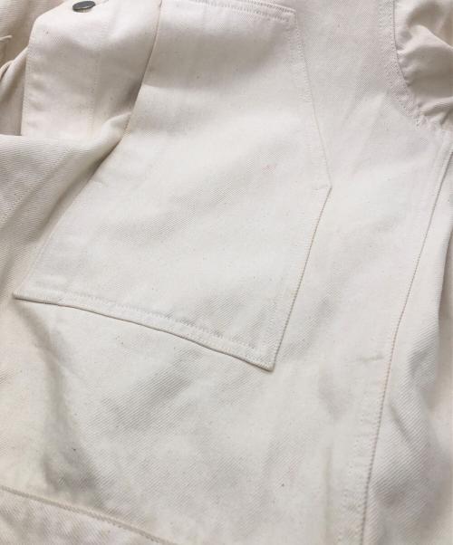 AURALEE（オーラリー）AURALEE (オーラリー) HARD TWIST DENIM BLOUZON アイボリー サイズ:4の古着・服飾アイテム