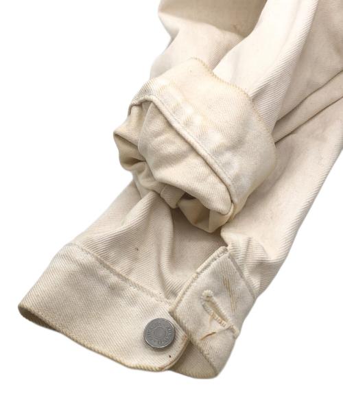 AURALEE（オーラリー）AURALEE (オーラリー) HARD TWIST DENIM BLOUZON アイボリー サイズ:4の古着・服飾アイテム