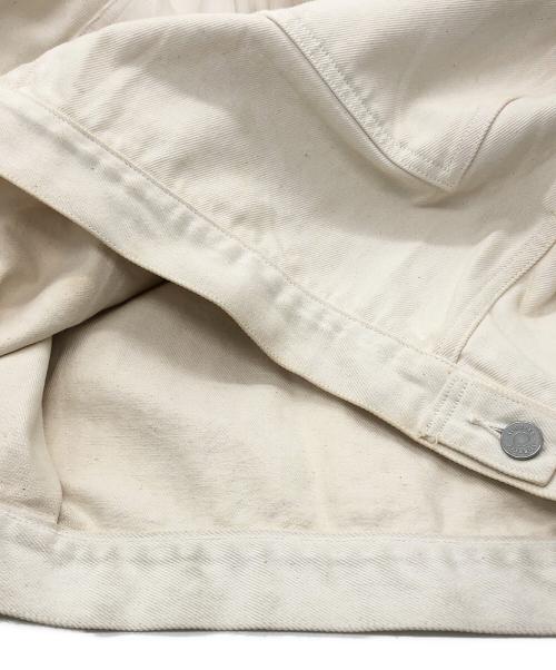 AURALEE（オーラリー）AURALEE (オーラリー) HARD TWIST DENIM BLOUZON アイボリー サイズ:4の古着・服飾アイテム