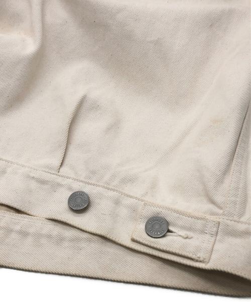 AURALEE（オーラリー）AURALEE (オーラリー) HARD TWIST DENIM BLOUZON アイボリー サイズ:4の古着・服飾アイテム