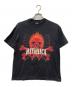 90'S METALLICA（90'S メタリカ）の古着「PUSHEAD YIN YANG REBEL バンドTシャツ」｜ブラック