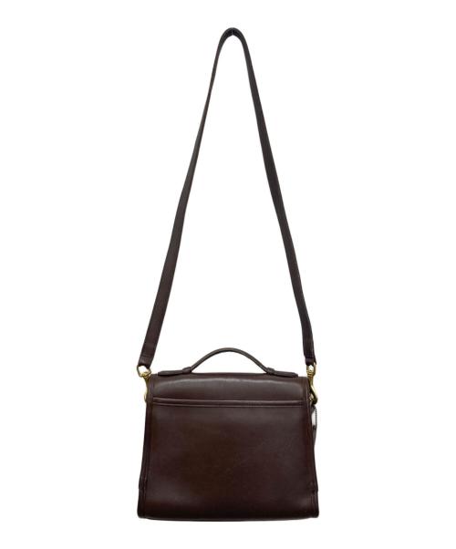 COACH（コーチ）COACH (コーチ) ターンロック 2WAYレザーバッグ ブラウン サイズ:下記参照の古着・服飾アイテム