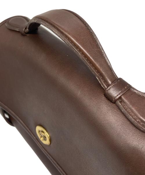COACH（コーチ）COACH (コーチ) ターンロック 2WAYレザーバッグ ブラウン サイズ:下記参照の古着・服飾アイテム