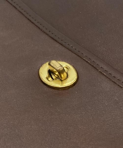 COACH（コーチ）COACH (コーチ) ターンロック 2WAYレザーバッグ ブラウン サイズ:下記参照の古着・服飾アイテム