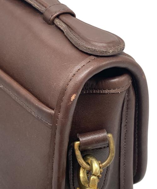 COACH（コーチ）COACH (コーチ) ターンロック 2WAYレザーバッグ ブラウン サイズ:下記参照の古着・服飾アイテム