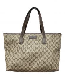 GUCCI（グッチ）の古着「GGスプリーム トートバッグ」｜ベージュ