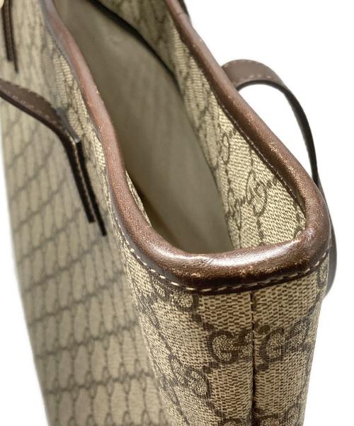 GUCCI（グッチ）GUCCI (グッチ) GGスプリーム トートバッグ ベージュ サイズ:下記参照の古着・服飾アイテム
