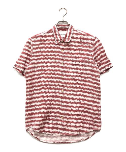 OUR LEGACY（アワーレガシー）OUR LEGACY (アワーレガシー) リネン混S/Sシャツ レッド×ホワイト サイズ:46の古着・服飾アイテム