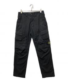 STONE ISLAND（ストーンアイランド）の古着「Straight Fit Cargo Pants」｜ブラック