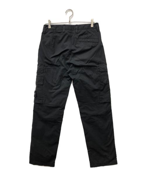 STONE ISLAND（ストーンアイランド）STONE ISLAND (ストーンアイランド) Straight Fit Cargo Pants ブラック サイズ:28の古着・服飾アイテム
