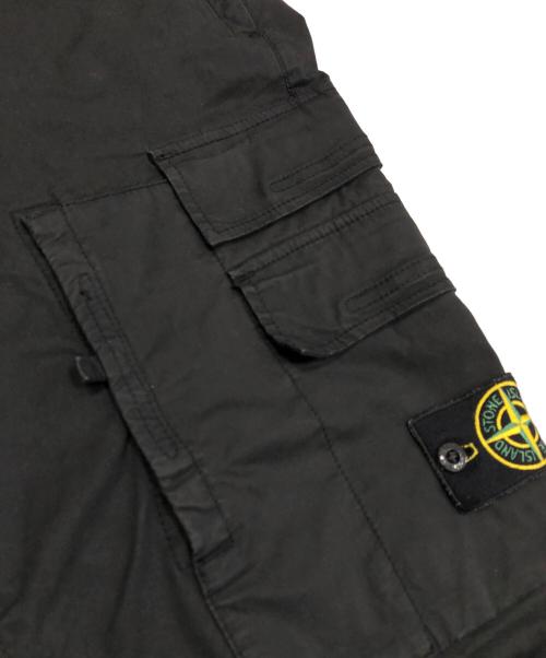 STONE ISLAND（ストーンアイランド）STONE ISLAND (ストーンアイランド) Straight Fit Cargo Pants ブラック サイズ:28の古着・服飾アイテム