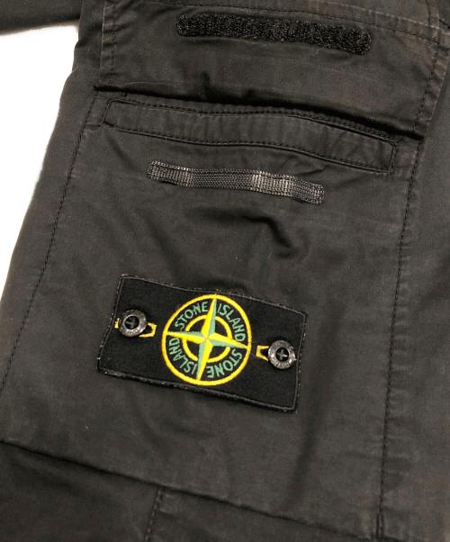 STONE ISLAND（ストーンアイランド）STONE ISLAND (ストーンアイランド) Straight Fit Cargo Pants ブラック サイズ:28の古着・服飾アイテム