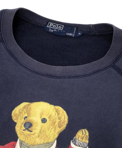 POLO RALPH LAUREN（ポロ・ラルフローレン）POLO RALPH LAUREN (ポロ・ラルフローレン) ポロベアスウェット ネイビー サイズ:Mの古着・服飾アイテム
