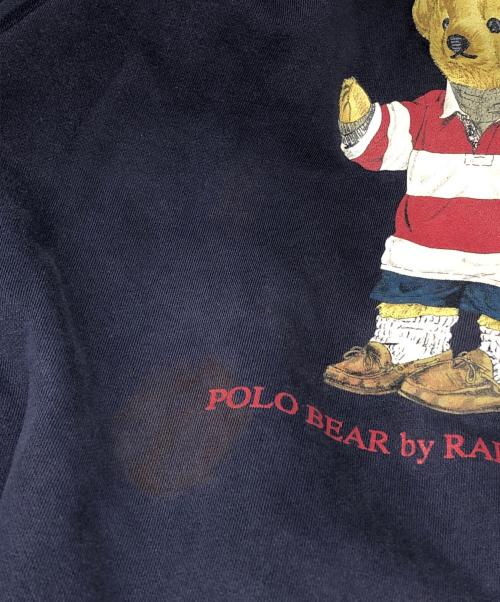 POLO RALPH LAUREN（ポロ・ラルフローレン）POLO RALPH LAUREN (ポロ・ラルフローレン) ポロベアスウェット ネイビー サイズ:Mの古着・服飾アイテム