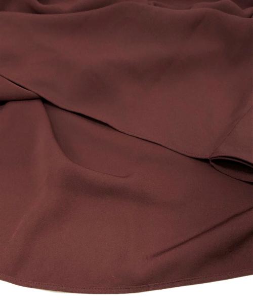theory luxe（セオリーリュクス）theory luxe (セオリーリュクス) Marvine Jenna Blouse ブラウン サイズ:38 未使用品の古着・服飾アイテム