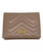 GUCCIグッチ）の古着「ダブルG ミニウォレット」｜ベージュ