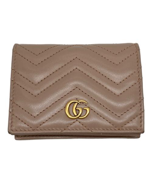 GUCCI（グッチ）GUCCI (グッチ) ダブルG ミニウォレット ベージュ サイズ:下記参照の古着・服飾アイテム