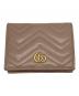 GUCCI（グッチ）の古着「ダブルG ミニウォレット」｜ベージュ