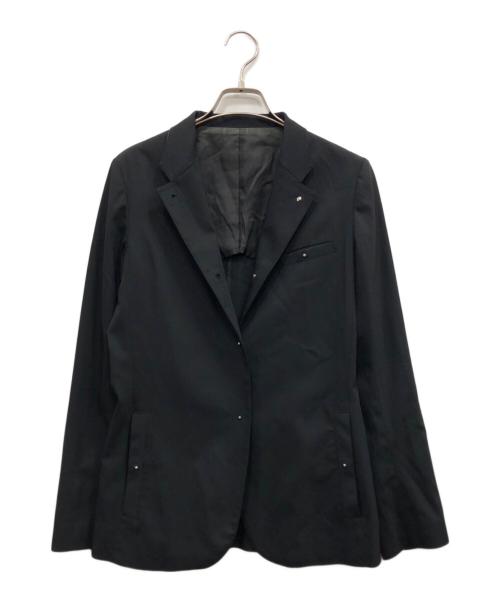 Jean Paul Gaultier FEMME（ジャンポールゴルチエ フェム）Jean Paul GAULTIER FEMME (ジャンポールゴルチエ フェム) ホックボタンテーラードジャケット ブラック サイズ:40の古着・服飾アイテム