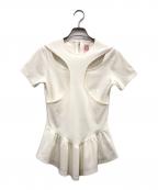 FETICOフェティコ）の古着「LAYERED JERSEY TOP」｜ホワイト