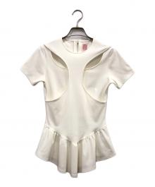 FETICO（フェティコ）の古着「LAYERED JERSEY TOP」｜ホワイト