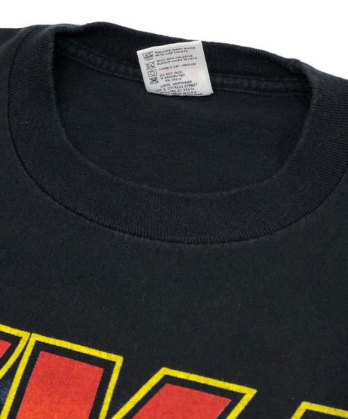 90'S KISS（90年代キス）90'S KISS (90年代キス) 20周年記念 デストロイヤー バンドTシャツ ブラック サイズ:XLの古着・服飾アイテム