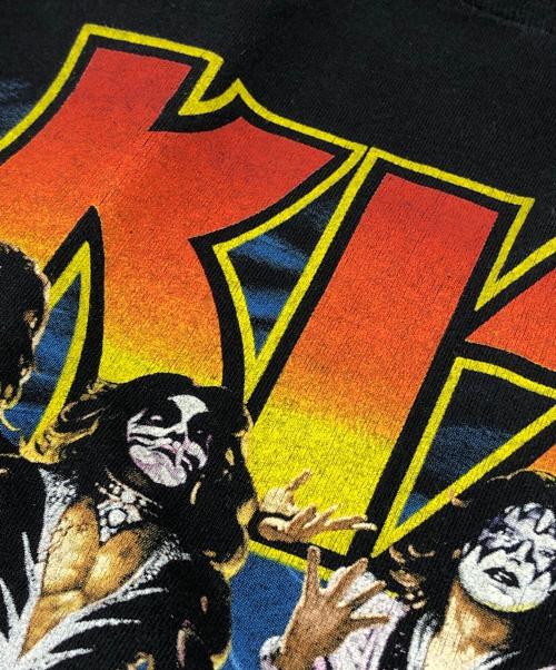 90'S KISS（90年代キス）90'S KISS (90年代キス) 20周年記念 デストロイヤー バンドTシャツ ブラック サイズ:XLの古着・服飾アイテム