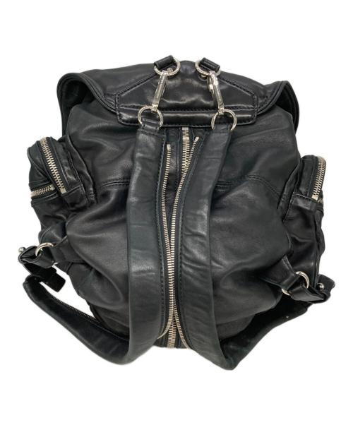 ALEXANDER WANG（アレキサンダー・ワン）ALEXANDER WANG (アレキサンダー・ワン) マルチポケット レザーバックパック ブラック サイズ:下記参照の古着・服飾アイテム