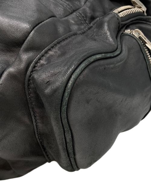 ALEXANDER WANG（アレキサンダー・ワン）ALEXANDER WANG (アレキサンダー・ワン) マルチポケット レザーバックパック ブラック サイズ:下記参照の古着・服飾アイテム