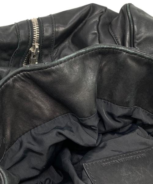 ALEXANDER WANG（アレキサンダー・ワン）ALEXANDER WANG (アレキサンダー・ワン) マルチポケット レザーバックパック ブラック サイズ:下記参照の古着・服飾アイテム