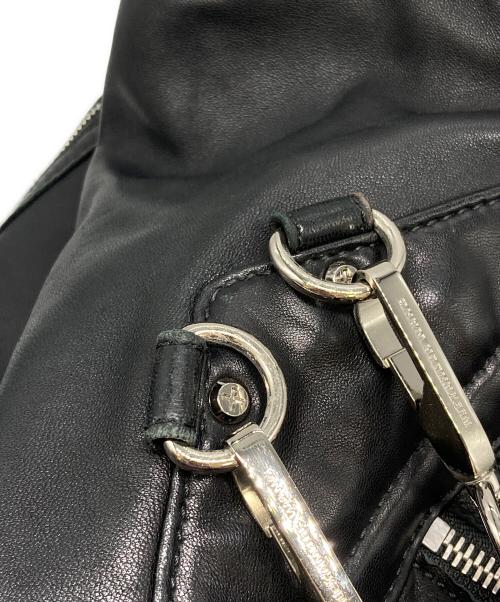 ALEXANDER WANG（アレキサンダー・ワン）ALEXANDER WANG (アレキサンダー・ワン) マルチポケット レザーバックパック ブラック サイズ:下記参照の古着・服飾アイテム