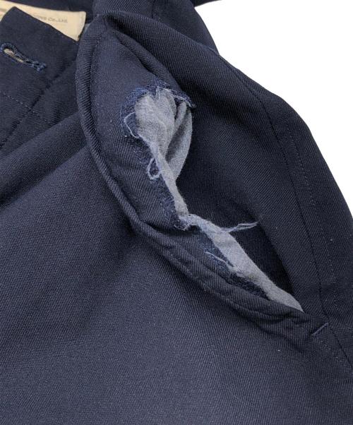 COMME des GARCONS COMME des GARCONS（コムデギャルソン コムデギャルソン）COMME des GARCONS COMME des GARCONS (コムデギャルソン コムデギャルソン) 縮絨パンツ ネイビー サイズ:Mの古着・服飾アイテム