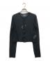 AURALEE（オーラリー）の古着「HARD TWIST COTTON GAUZE CARDIGAN」｜ブラック