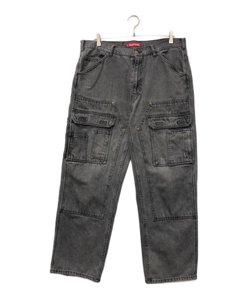 SUPREME（シュプリーム）SUPREME (シュプリーム) Double Knee Denim Utility Pant グレー サイズ:34の古着・服飾アイテム
