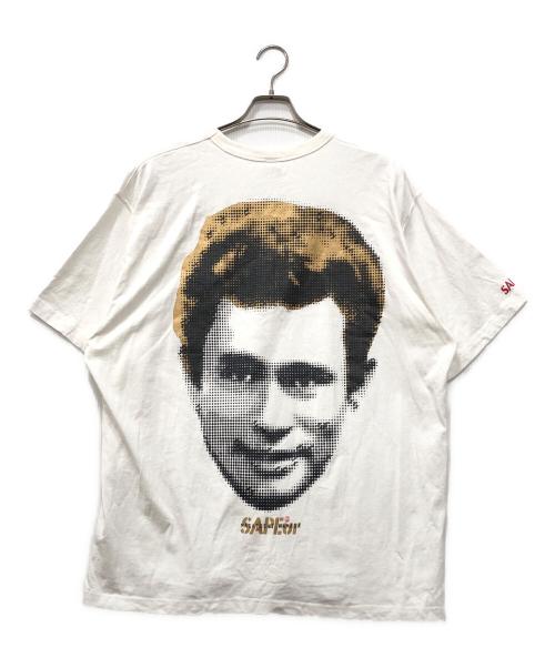 SAPEur（サプール）SAPEur (サプール) プリントTシャツ ホワイト サイズ:XXLの古着・服飾アイテム