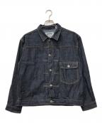 HOUSTONヒューストン）の古着「US COTTON DENIM SHIRT JACKET」｜インディゴ