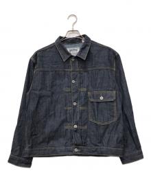 HOUSTON（ヒューストン）の古着「US COTTON DENIM SHIRT JACKET」｜インディゴ