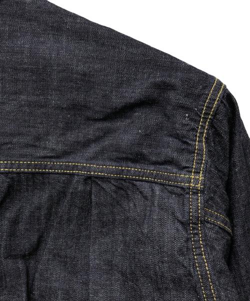HOUSTON（ヒューストン）HOUSTON (ヒューストン) US COTTON DENIM SHIRT JACKET インディゴ サイズ:40Rの古着・服飾アイテム