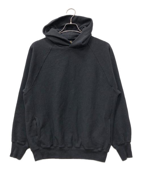 BATONER（バトナ―）BATONER (バトナ―) ジャンベルカ裏毛 プルパーカー ブラック サイズ:2の古着・服飾アイテム