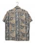 POLO RALPH LAUREN (ポロ・ラルフローレン) ANDY CAMP オープンカラーシャツ ブルー×ベージュ サイズ:M：25000円