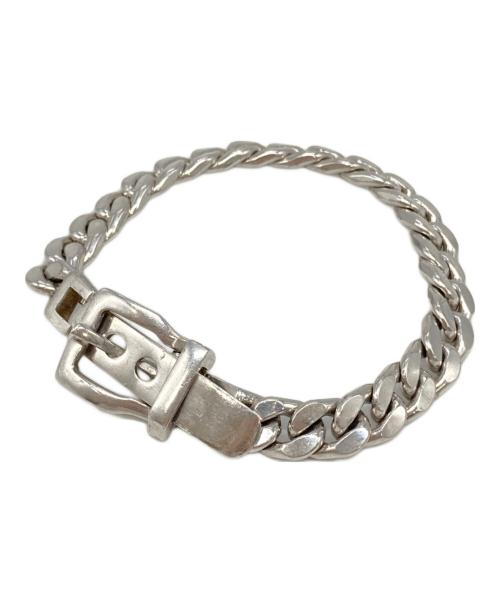 シルバーアクセサリー（シルバーアクセサリー）シルバーアクセサリー (シルバーアクセサリー) バックルデザイン喜平チェーンブレスレット サイズ:下記参照の古着・服飾アイテム