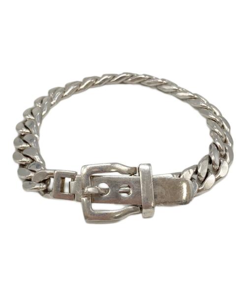 シルバーアクセサリー（シルバーアクセサリー）シルバーアクセサリー (シルバーアクセサリー) バックルデザイン喜平チェーンブレスレット サイズ:下記参照の古着・服飾アイテム